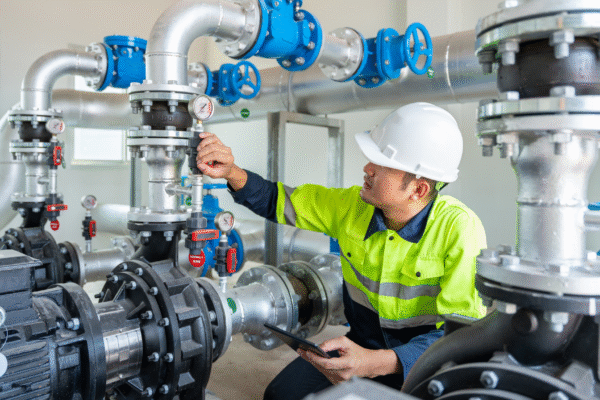 Water engineering facility with drought-adaptive infrastructure and water management systems