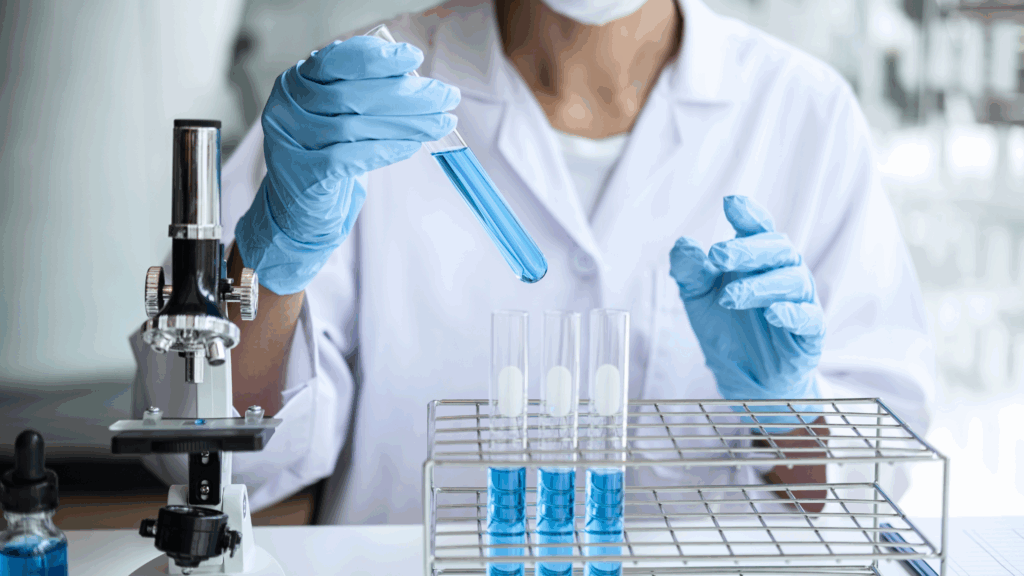Laboratory testing of boiler treatment chemicals to improve efficiency, prevent corrosion, and support sustainable water treatment.