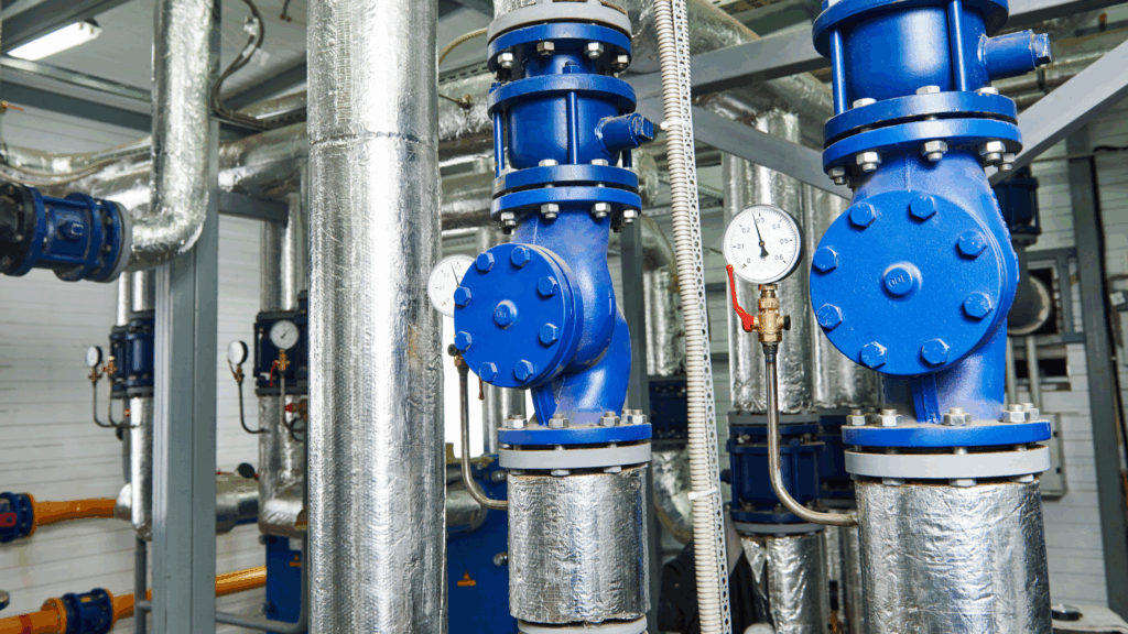 Industrial boiler and cooling system pipes protected by advanced scale inhibitors